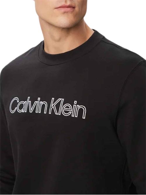 Felpa girocollo con logo Calvin Klein | LV04RG281GUB1